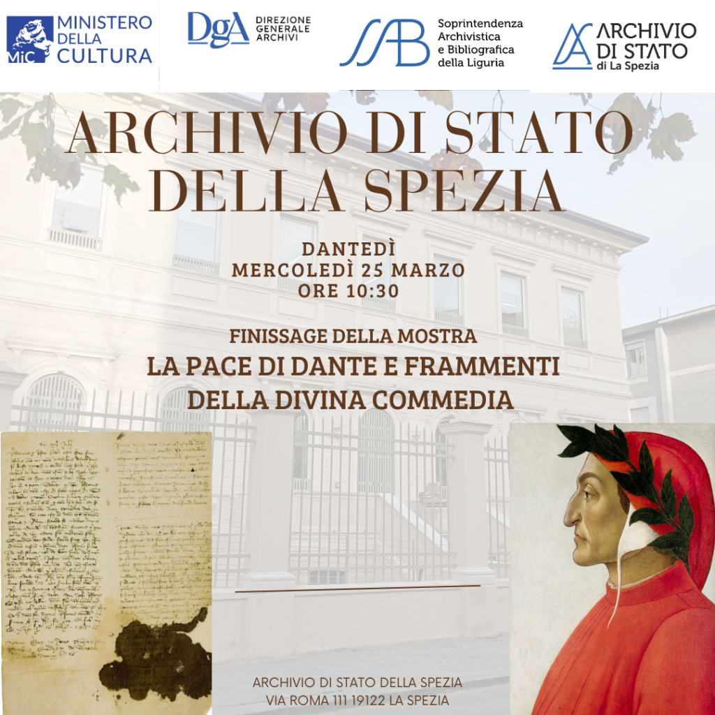 Dantedì 25 marzo ore 10:30.